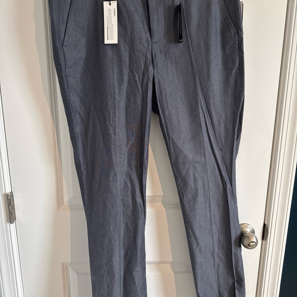 Express Charcoal Dress Pants for Men